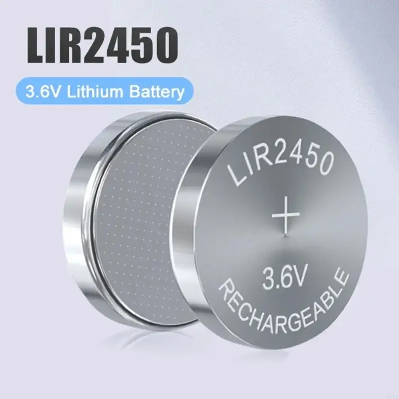 Перезаряжаемые батареи R1WD 5 Pack LIR2450 LIR 2450 3 6 В литий-ионные