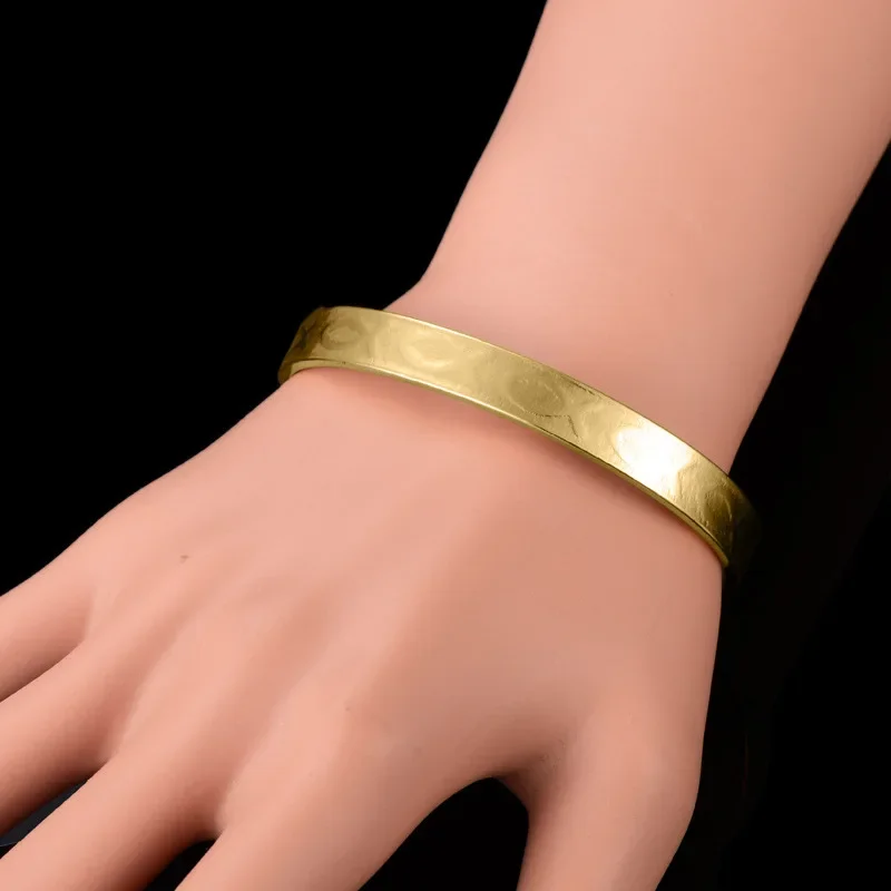 Универсальный 18-каратный позолоченный медный ювелирный браслет магнитный для