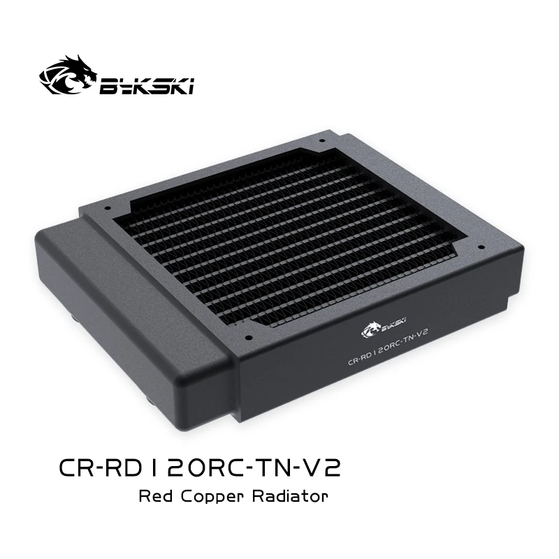 BYKSKI 120mm Copper Radiator for PC Cooling 30mm Thickness for 12cm Fan Water Cooler High Performance Cooler Radiator 120mm