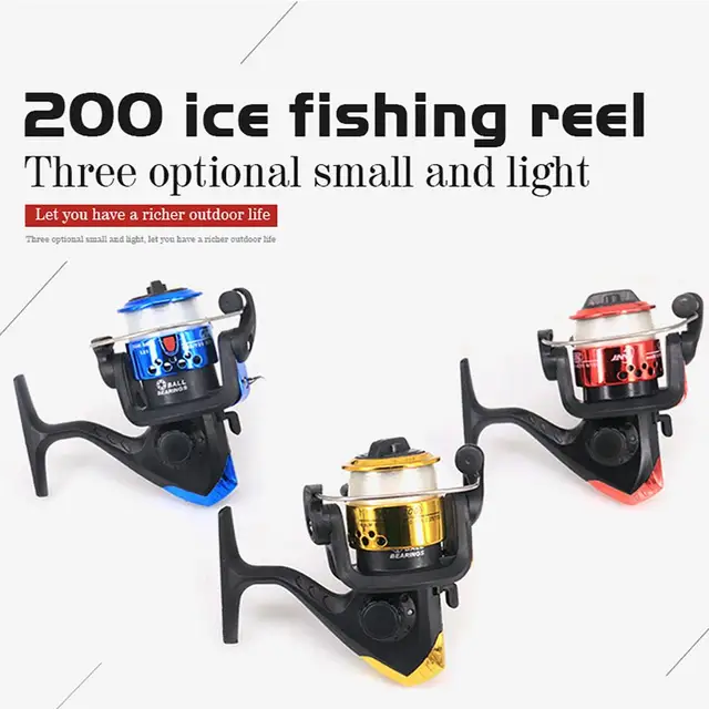 Folding Spinning Fishing Reel With 100m Fishing Line 5.1:1 Gear Ratio Portable Ultralight Fishing Reel 1