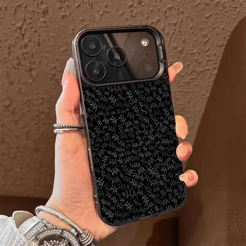 Фото Крутой чехол для телефона с забавным узором, серебристый корпус для iPhone 18, 17, 16, 15, 14, 13, 12, 11 Pro Max Plus №3
