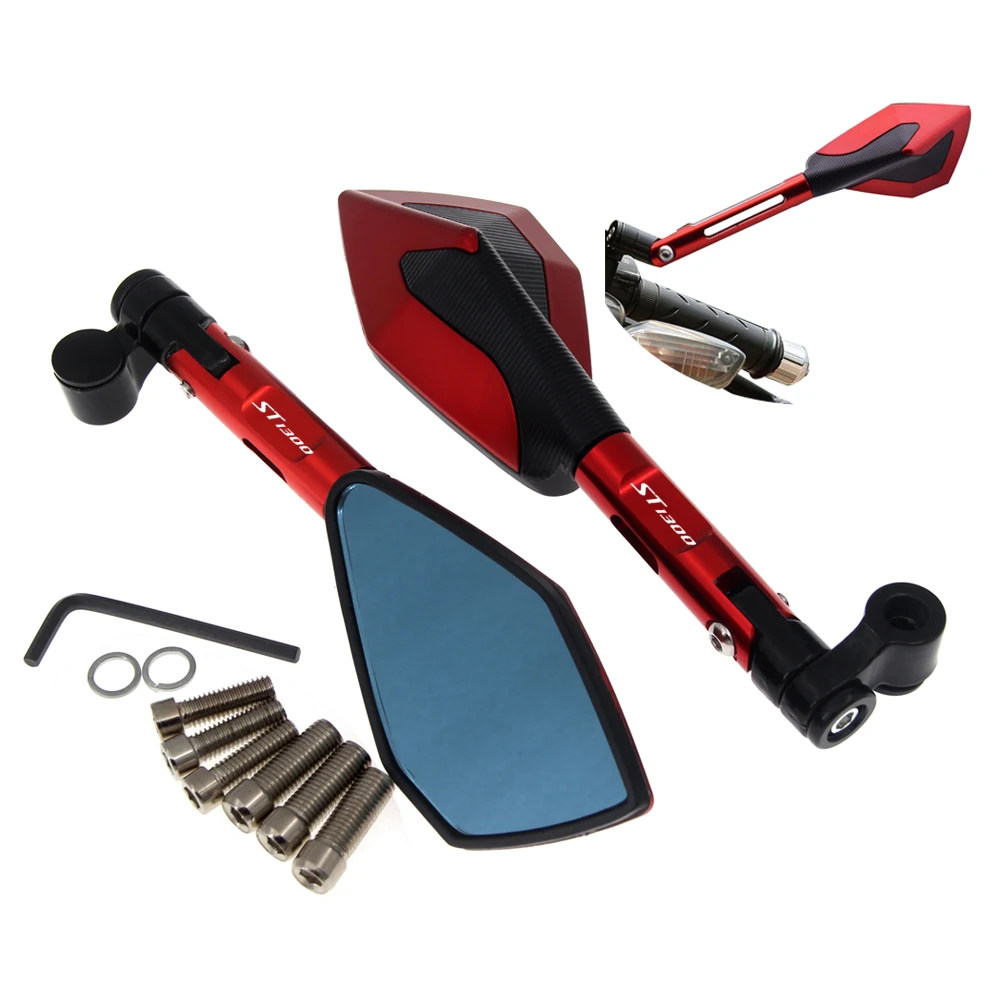 

Thread size 10MM 8MM Motorcycle Rearview Mirror CNC Side Mirrors For Honda ST1300 st1300a 2003-200