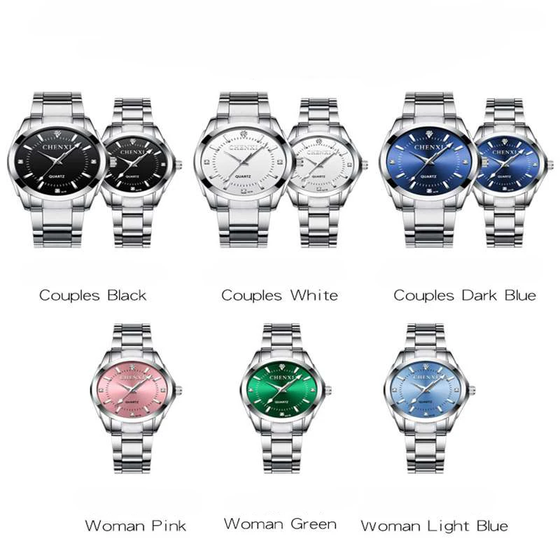 2023 Explosive  Female Women's Wrist Expression Partner Watch Wholesale Waterproof Watch Men's Quartz Watch drop shipping