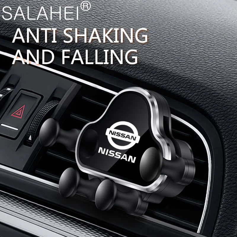 

Gravity Car Adjustable GPS Phone Holder For Nissan Juke Qashqai J11 Note Pathfinder Patrol Skyline Air Vent Mount Mobile Bracket