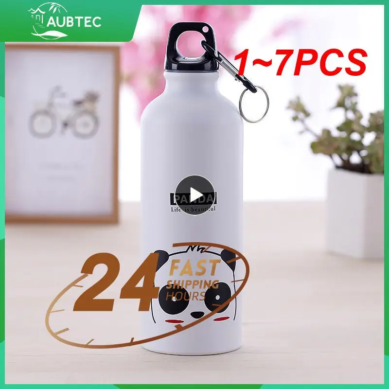 

1-7 шт., детская спортивная бутылка с карабином, 500 мл