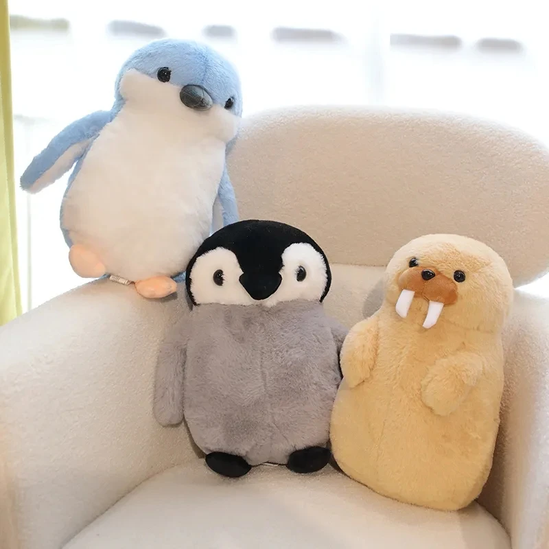 

Милая плюшевая игрушка пингвина Морса, 35/45 см, мягкая подушка в виде животного, милая игрушка для детей, Детский подарок на день рождения, Рождество, элегантный подарок
