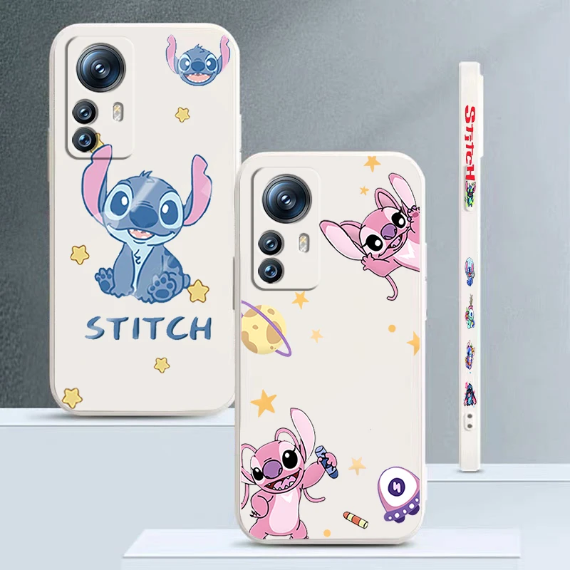 

Lilo Stitch Disney Anime Cool Phone Case For Xiaomi Mi 13 12S 12 12X 12T 11i 11T 11 10 10S Pro Lite Ultra 5G Liquid Left Rope