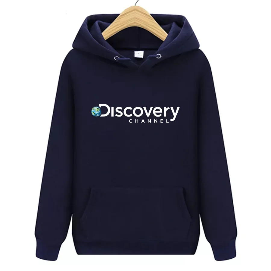 

Discovery Channel Print Hoodie Documentary Men Women Pullover Winter Warm Crewneck Man Sweatshirt Clothes