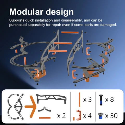 RCSTQ броня из углеродного волокна для DJI Avata2