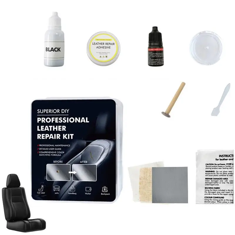 

Набор для ремонта кожаного кресла, многофункциональный комплект для кожаного сиденья, 7 цветов, жидкий наполнитель от царапин