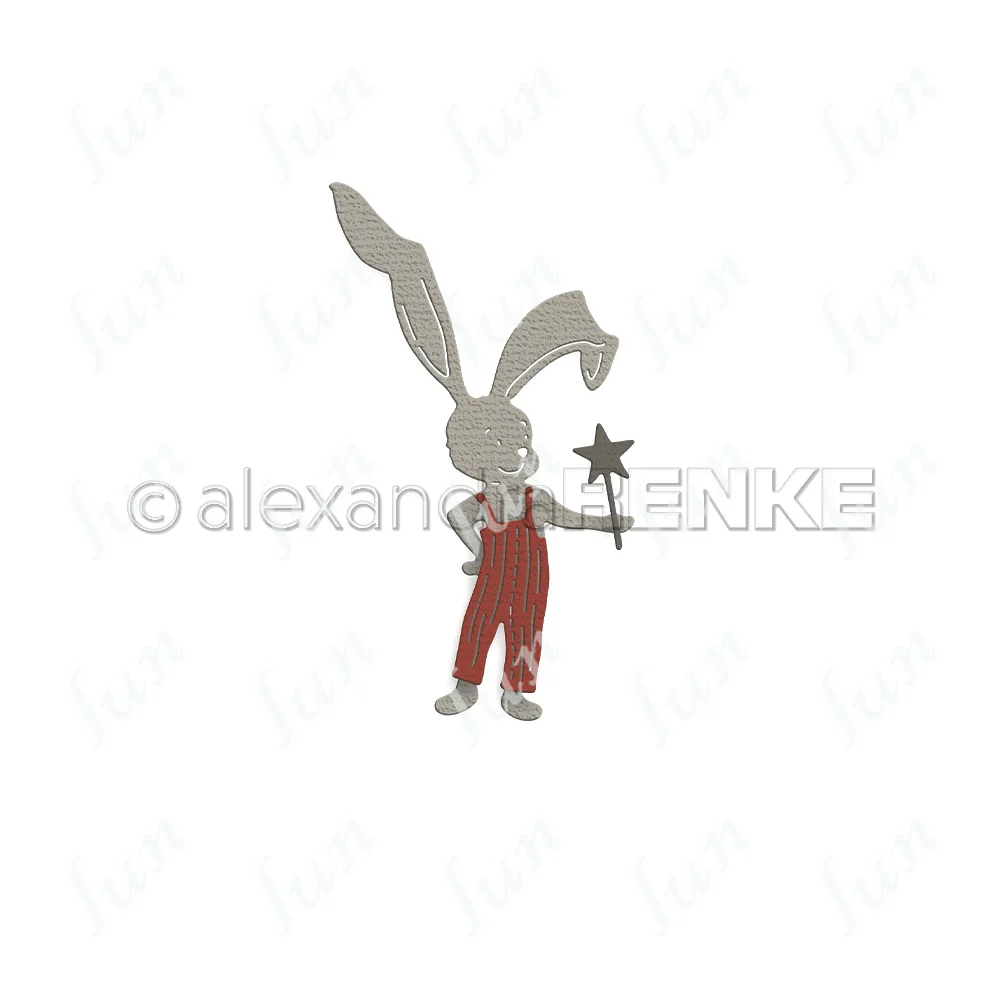 

Handmade Paper Card Die Cuts Scrapbooking Crafts Magician Rabbit Metal Cutting Dies Stencils Photo Album Template Decoration