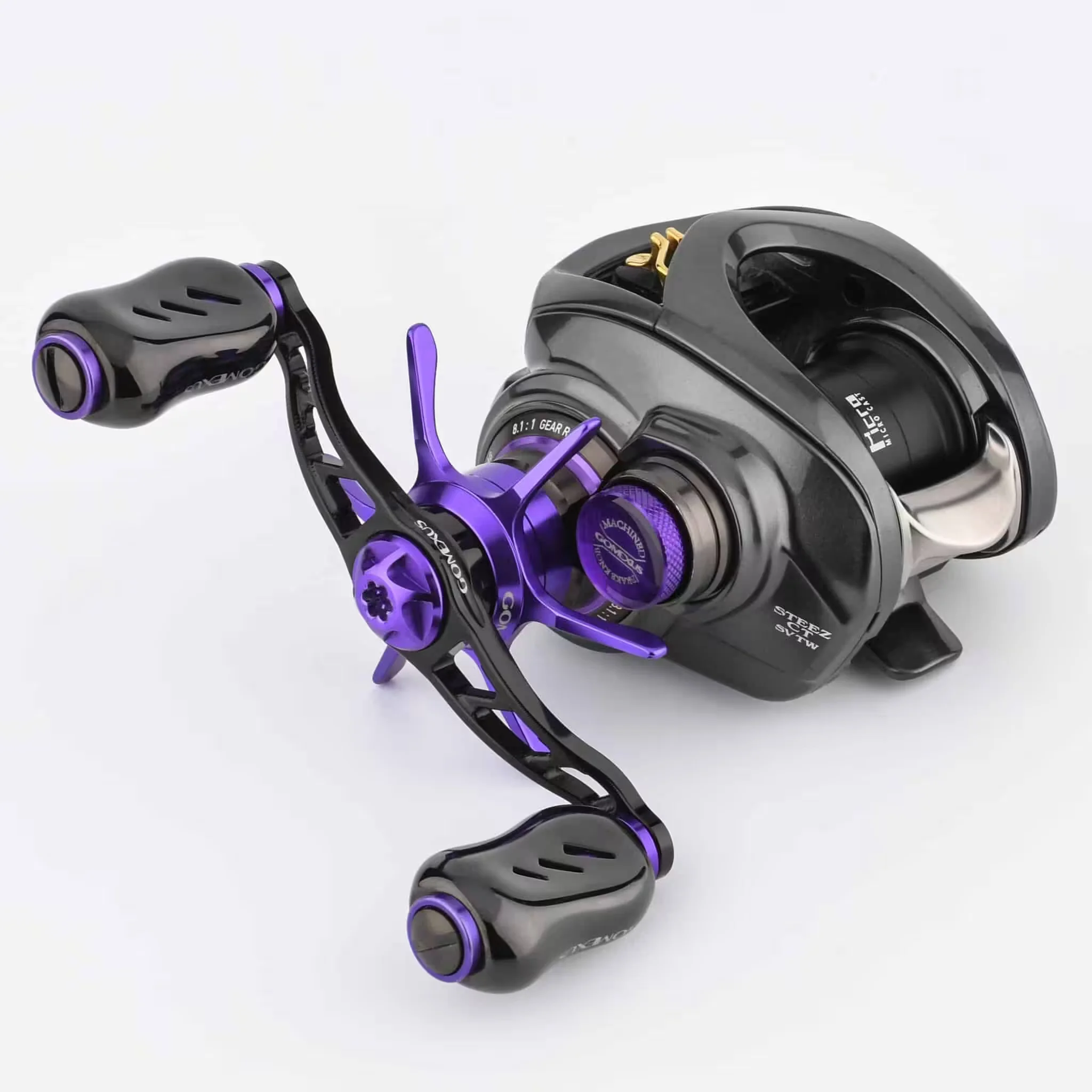 Фото Рукоятка для катушек Gomexus Baitcasting Reel, 90 мм, с титановой ручкой 22 мм, для Shimano Curado, Aldebara, Metanium, Daiwa Steez, Tatula, Abu Revo №4