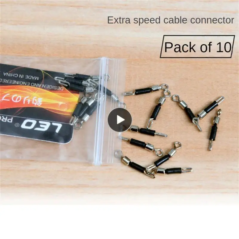 

Stainless Steel Sub-line Clip Buffer Carp Fishing Accessories Durable Tough Sub-wire Clip Connector For Fishing 10 30 50 100 Pcs