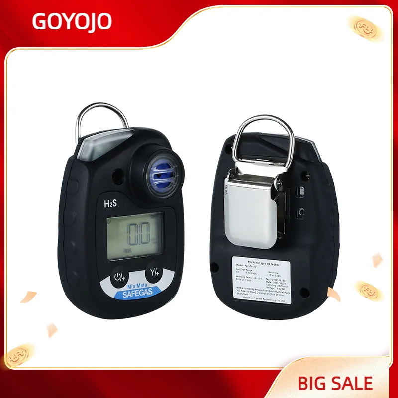 

Mining Single Gas Detector Honeywell SensorCL2/H2/SO2 /H2S ATEX IECEX CE IP68 Single Gas Detector