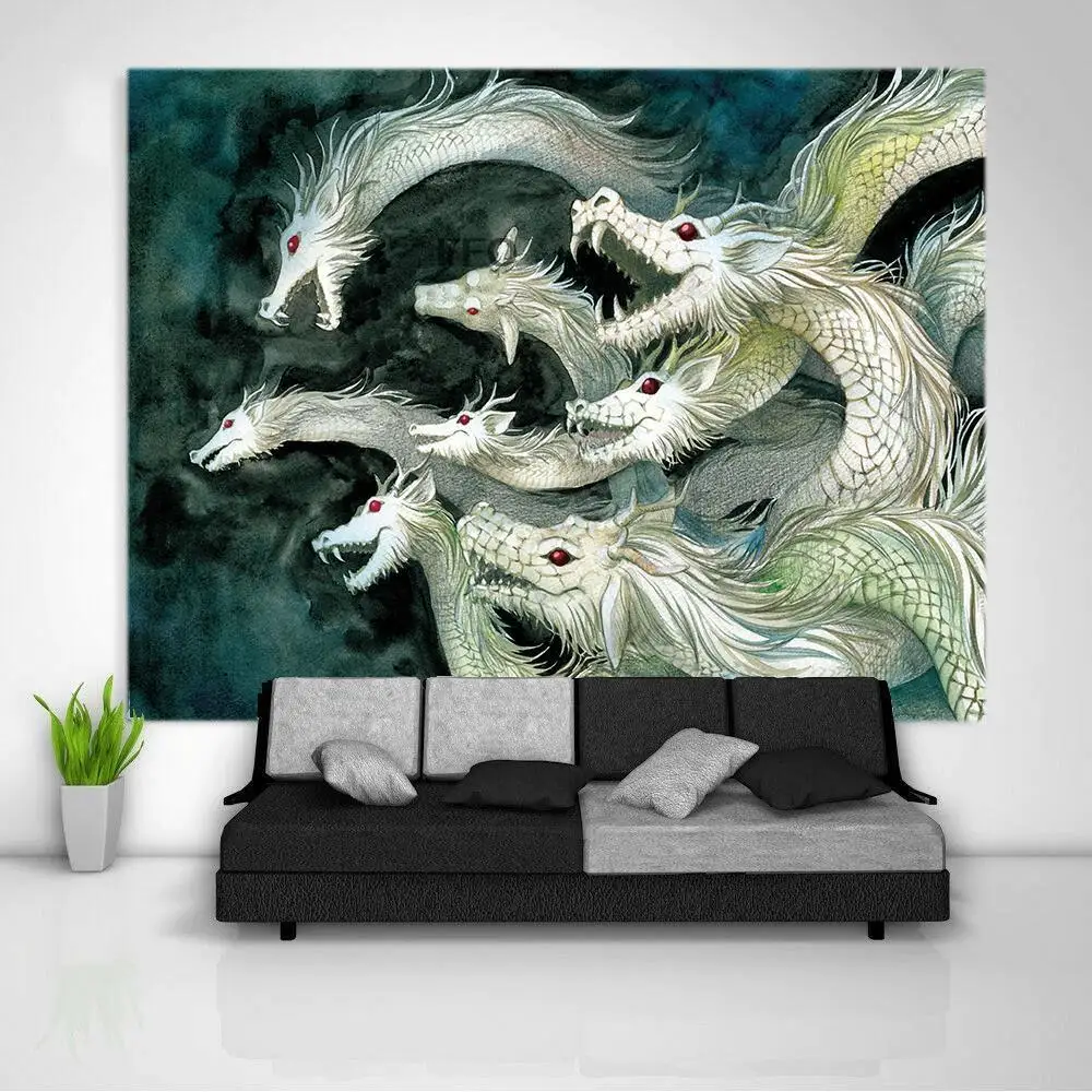 

Dragon Hiding In The World Tapestry Anime Hippie Tapestries Home Decoration Art Curtain Tablecloth Battle Room Decor Beach Towel