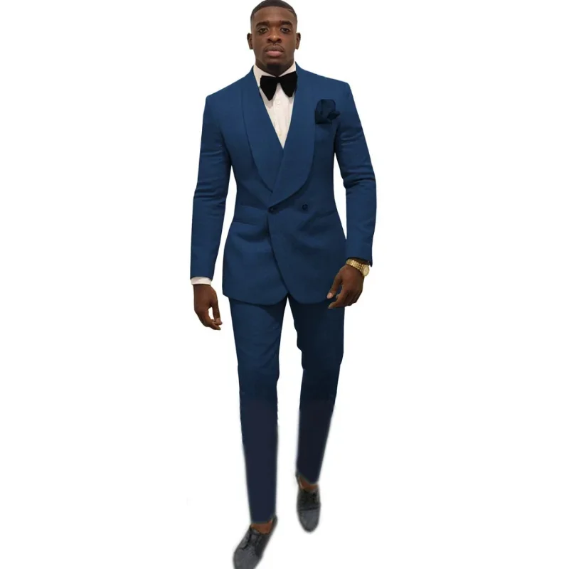 Рисунок 5 - Мужские деловые смокинги для жениха с белым узором