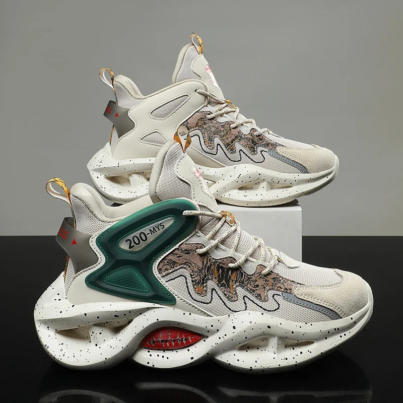 

Модные легкие кроссовки, нескользящая обувь для бега, Повседневная модная обувь, уличная спортивная обувь большого размера, удобная мужская обувь