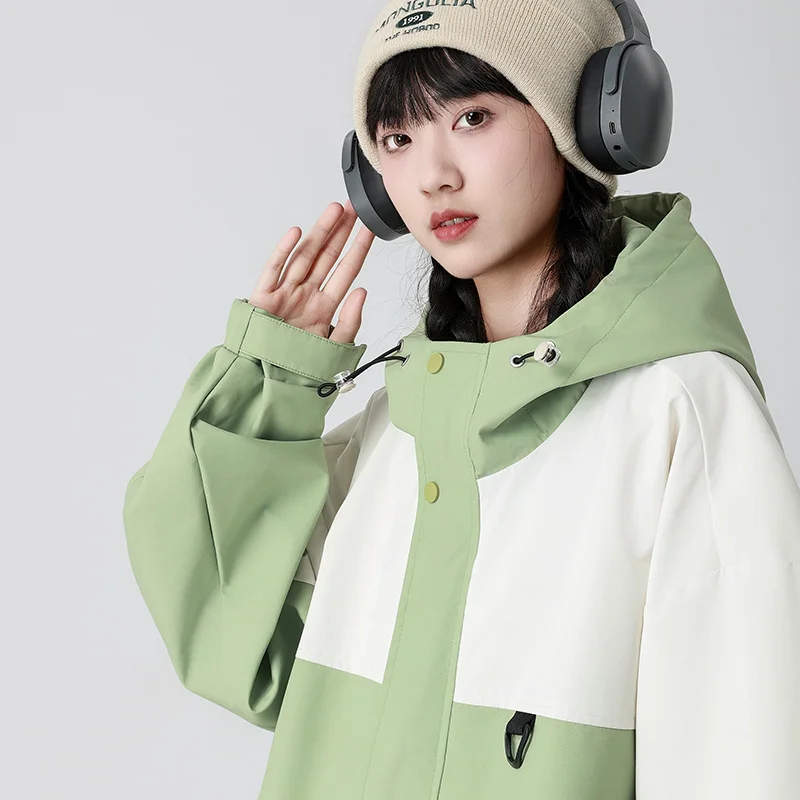 Куртка женская в стиле хип-хоп осень 2024