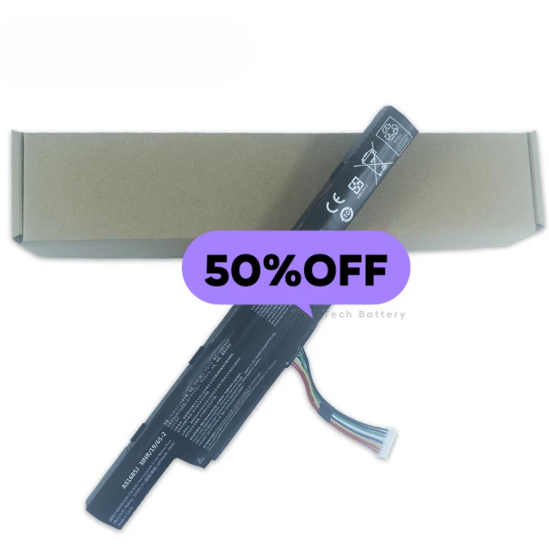 Фото AS16B5J AS16B8JX для Acer Aspire Aspire E15 E5-575GE5-575G-53VG F5-575G Аккумулятор для ноутбука Сменный аккумулятор большой емкости №3
