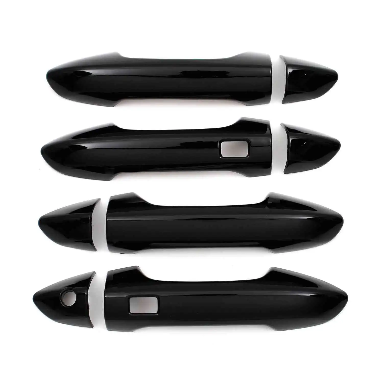 Глянцевая черная крышка для дверной ручки Geely Coolray 2018 2019 2020 2021 2022 ABS из хромированного углеродного волокна, аксессуары для стайлинга автомобиля