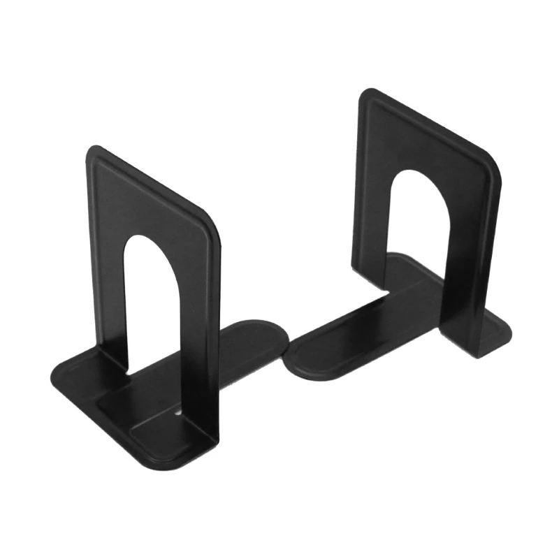 

2Pcs Metal Book Display Stand Transparent Bracket Household Decor Supplies