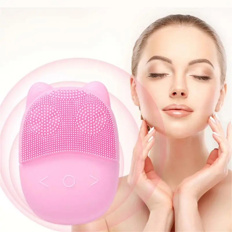 

Electric Silicone Cleaning Brush Washing Pad Exfoliating Blackhead Remover Facial Deep Cleansing Face Brushes Baby Bath Massager