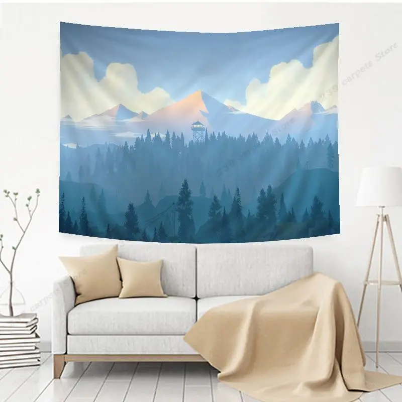 Firewatch подвесной богемный гобелен для гостиной дома и общежития Декор дешевый