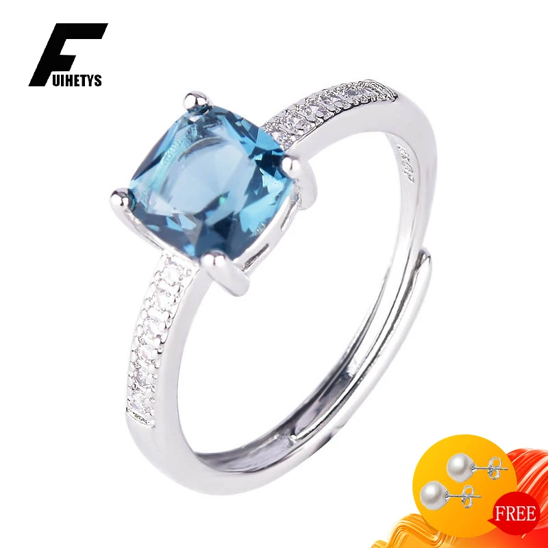 

Fashion Silver 925 Jewelry Women Rings with Emerald Zircon Gemstone Finger Rings for Wedding Engagement Party Gift Accessories