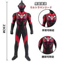 23cm large soft rubber ultraman geed darkness action figures model doll furnishing articles childrens assembly puppets toys
