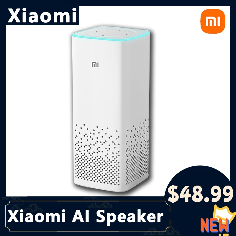 Enlarge Xiaomi AI Speaker Second Generation Speaker Xiaoai Smart Bluetooth 5.0 Speakers APP Manual Voice Remote Control Home Appliances