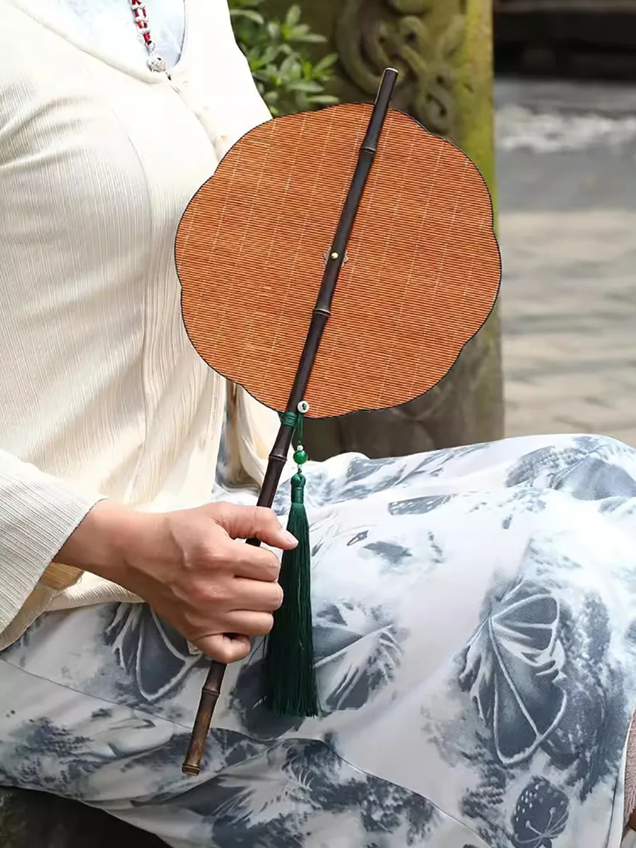 Винтажные бамбуковые вееры китайский складной летний поясной веер в старинном