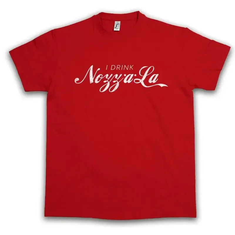 Фото Футболка I DRINK NOZZ A LA Mens Brand The Dark Logo Sign Cola Tower Company №1