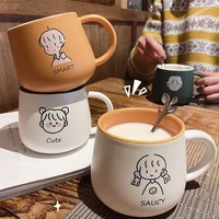 creative ceramic cups ins couple mugs high value home breakfast cups coffee cups mugs coffee cups
