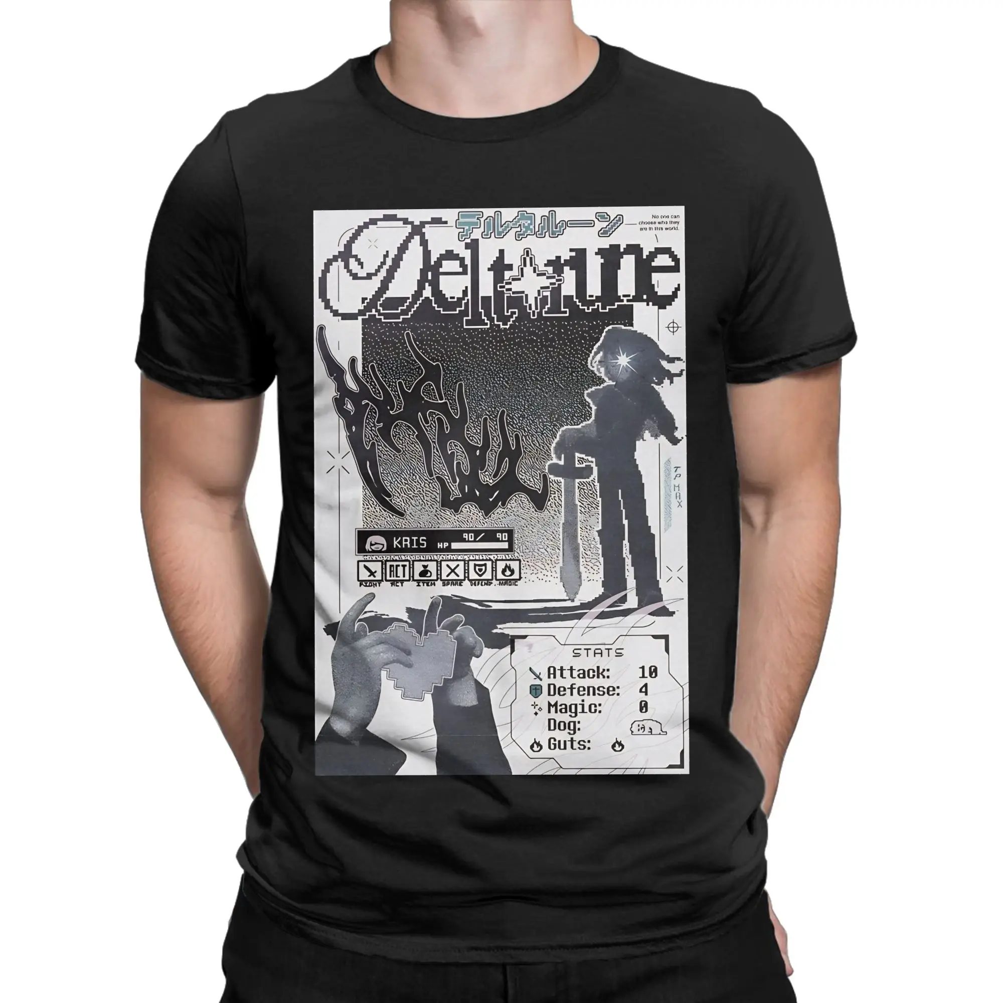 Deltarune Забавная футболка из 100% хлопка, топы и футболки Deltarune для мужчин (art.: 3920dbadbf91b) - 3920dbadbf91b
