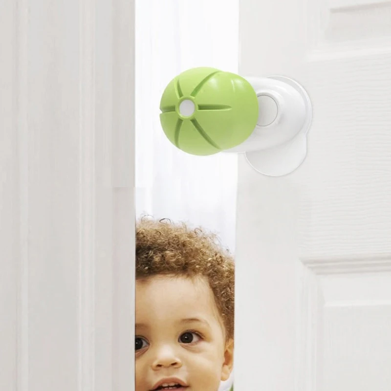 Anti-Pinch Hand Door Stop Baby Safety Protection Bedroom Door Stoppers Protect Children Finger Mute Rotation Safety Door Card