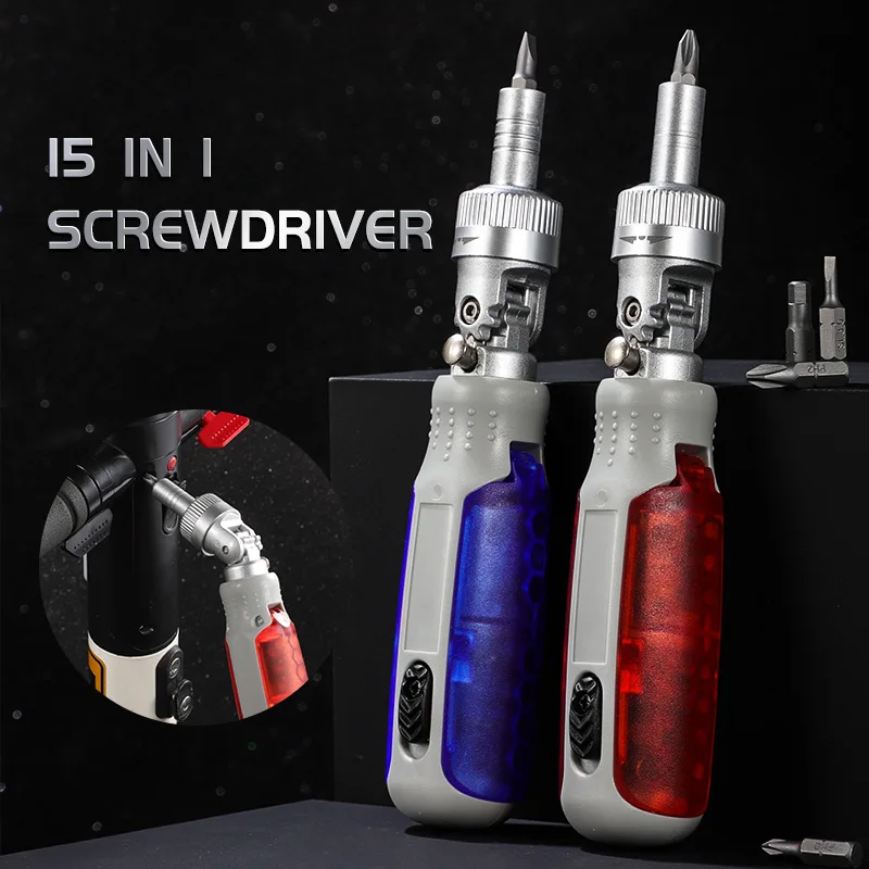 

NIUXIANG Multifunction Screwdriver Set Phillips Slotted Precision Magnetic Screw Driver Bits Phone PC Watch Repair Tool 15 In 1