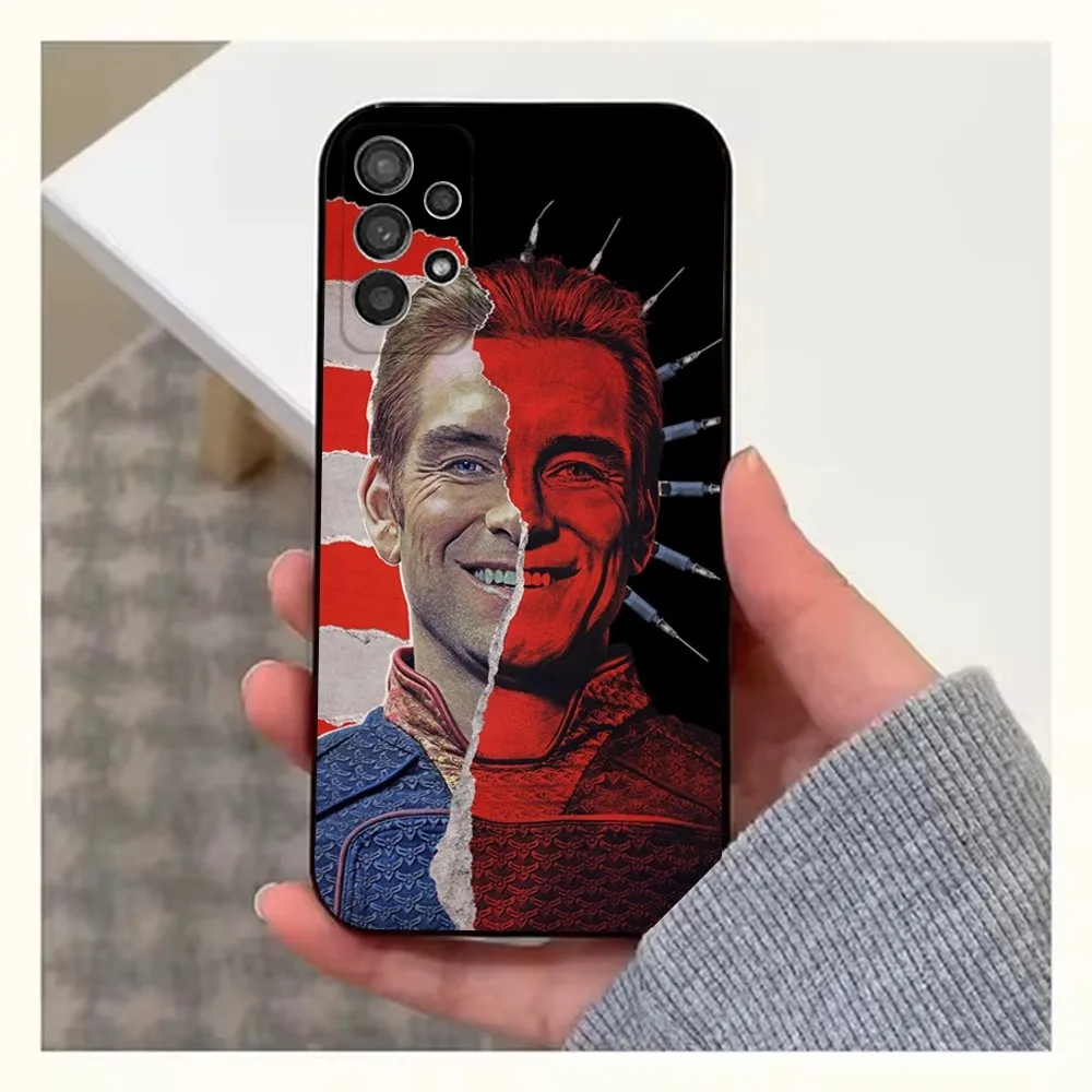 Фото Чехол для телефона H-Homelander T-The Boys для Samsung S25, S24, S23, S22, S20, S21, S10, Ultra, Plus, Lite, FE, мягкий силиконовый черный чехол №5