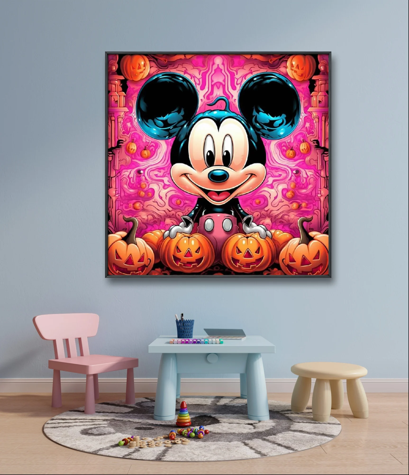 Рисунок 3 - Алмазная 5D картина Микки Мауса