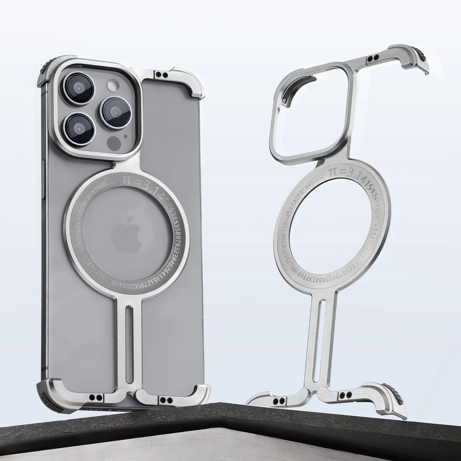 Чехол для телефона Oatsbasf Magsafe iPhone 15 Pro Max безрамный Тонкий чехол магнитный бампер