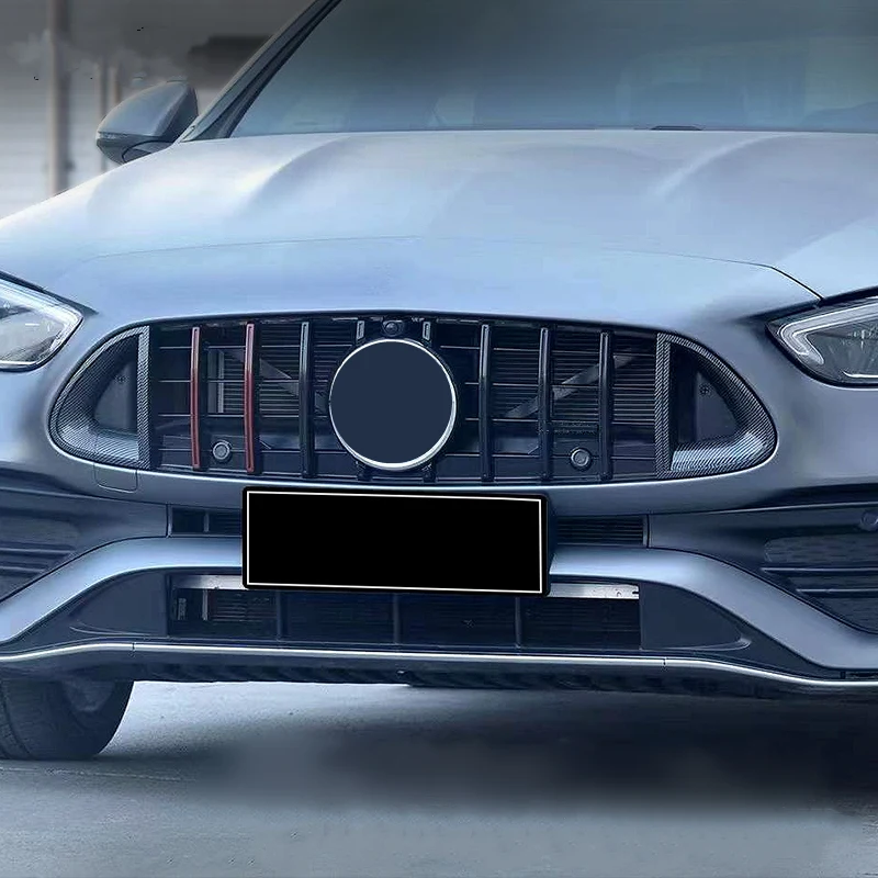

Car Radiator Grille Modification Accessories Exterior Styling Decoration For Mercedes Benz Brabus C Class Sport W206 2021 2022