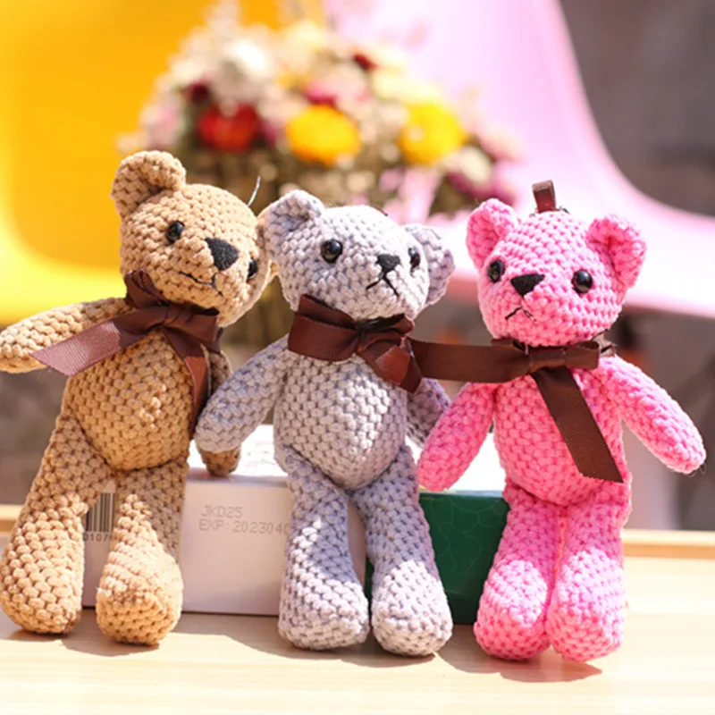 

Cute Bouquet Bear Doll Plush Doll Cute Teddy Bear Pendant Mini Doll Company Gift
