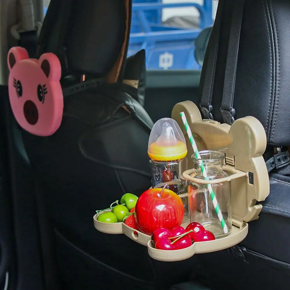 

Dishes Cars Accessories Eating Dinnerware Feeding Food Cookware Dining Table Rear Seat Bracket Baby Dinner Plate