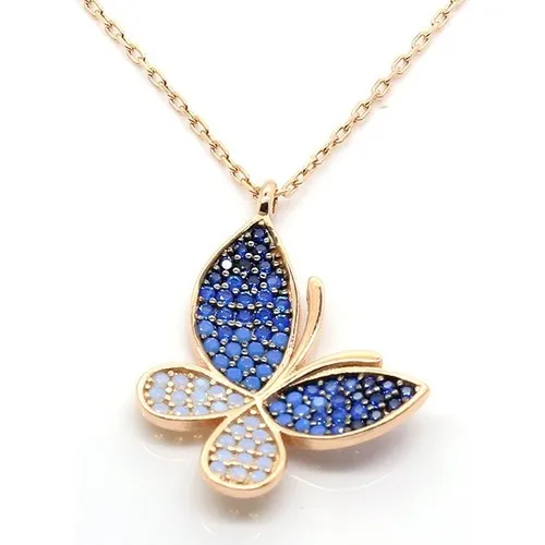 

Silver Butterfly Necklace Women Silver Necklace