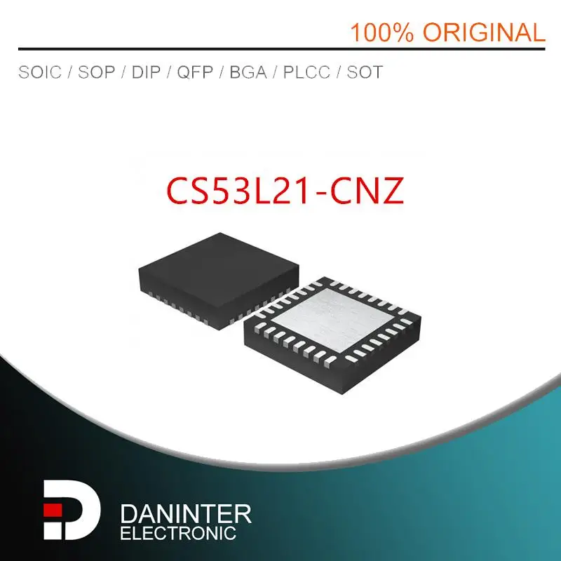 CS53L21-CNZ 53L21C CS53L21, новый импортный QFN32 5 шт./лот