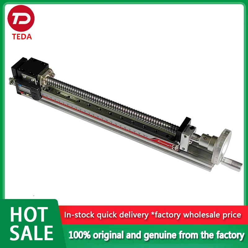 CNC manual micro linear guide XY cross slide 100-500mm effective stroke with digital displacement scale 3d printer accessories