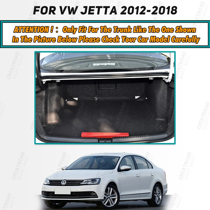 Коврик для багажника автомобиля VOLKSWAGEN VW JETTA 2012 2013 2014 2015 2016 2017 2018 пользовательские