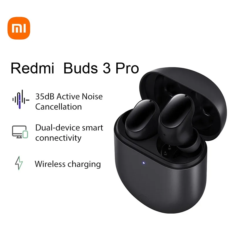 

Беспроводные наушники Xiaomi Redmi Buds 3 Pro Mi True, Bluetooth 5,2, игровые наушники, адаптивные стереонаушники с басами и микрофоном, гарнитура