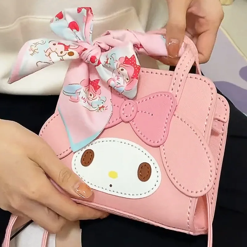 

Sanrio kuromi Наплечные сумки Cinnamoroll My Melody новые модные аксессуары «сделай сам» тканая сумка