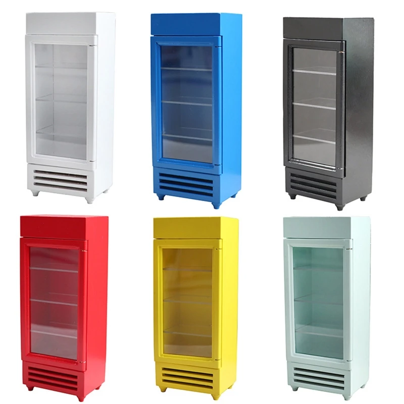 

Model Refrigerator Doll House Decoration Role Play Pretend Toy Adult Kids Gift