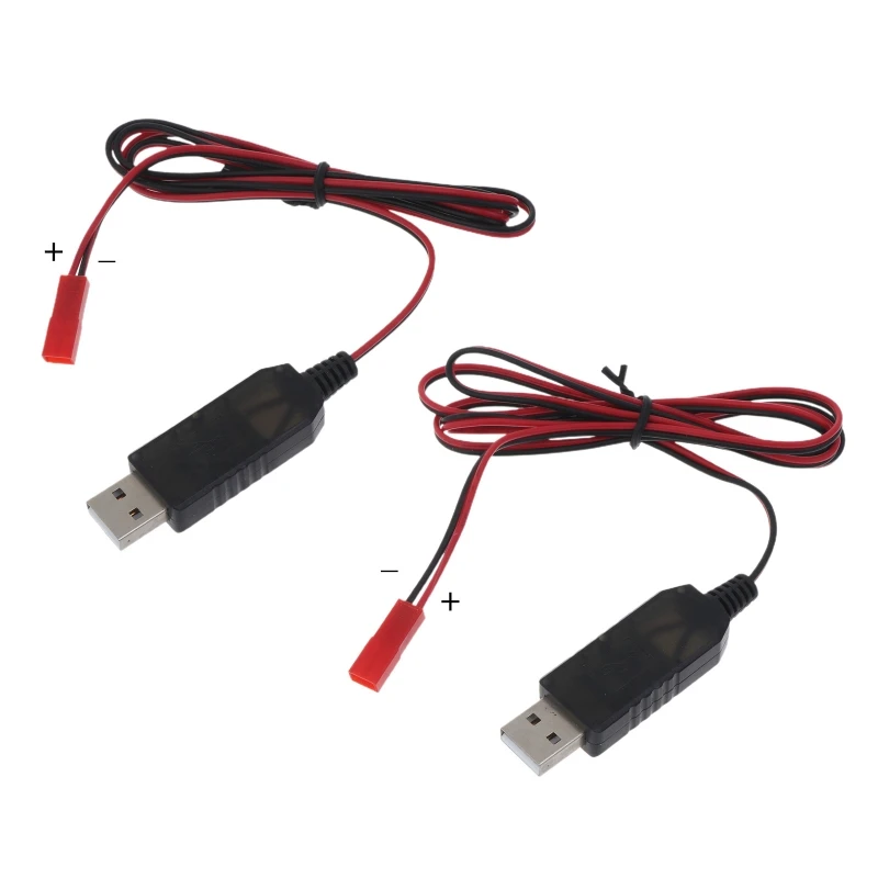 

Кабель зарядный JST, 100 см, с USB на 2 контакта, 2,54 мм, для перезаряжаемых литиевых батарей, зарядный шнур для аккумуляторов 3,7 в, для вертолета